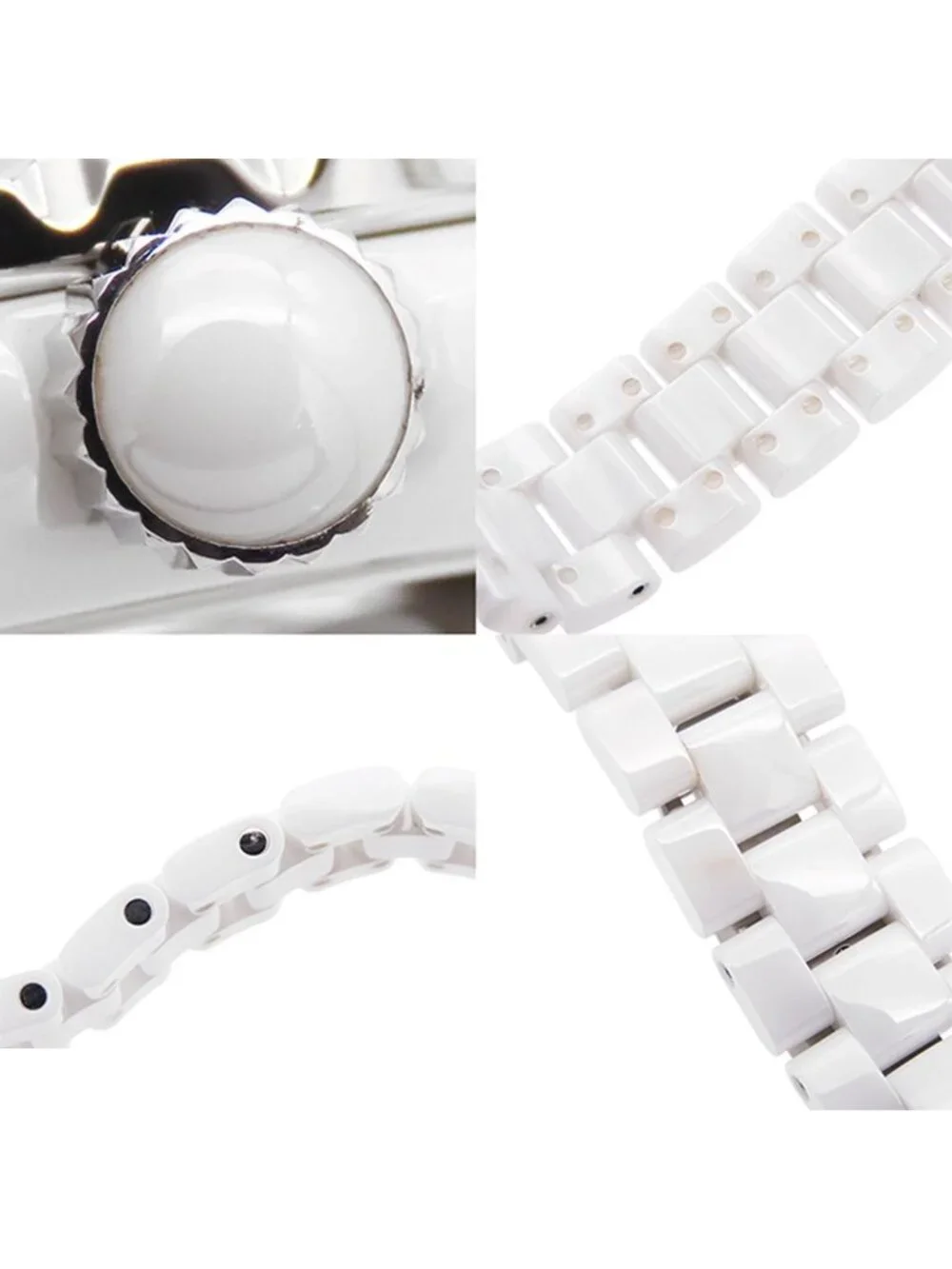 Chanel White Ceramic SS Blue Light 38 World Limited Book Card Watch Automatic